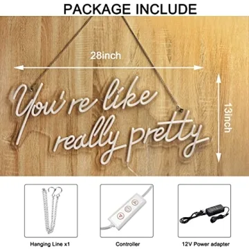 Enchanting 28" LED Neon Sign for All Celebrations