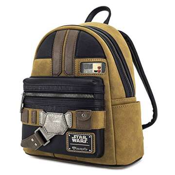 Loungefly x Solo: A Star Wars Story Han Solo Cosplay Mini Faux Suede Backpack