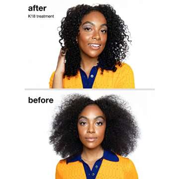 K18 Leave-In Repair Hair Mask, 4-Minute Speed Treatment, Renews Hair Damage From Color, Chemical Services Heat (1 of each 50ml & 15ml).