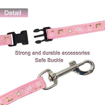 Adjustable Glow in the Dark Cat Harness and Leash Set