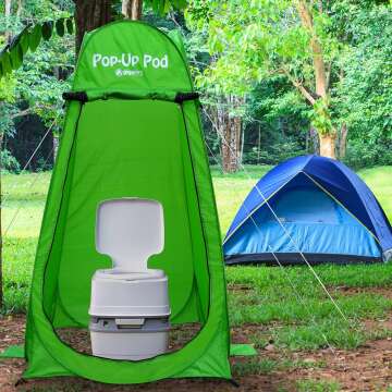 GigaTent Pop Up Pod for Camping & Beach Privacy