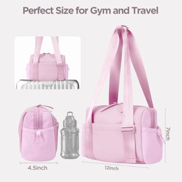 Cute Mini Gym Bag for Women Waterproof & Stylish