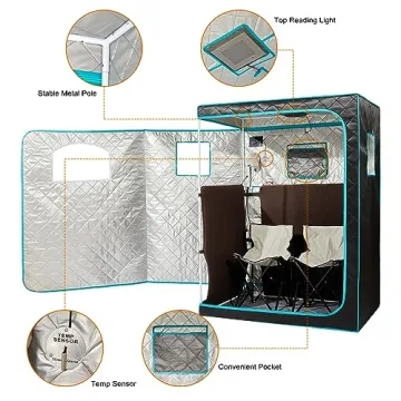 AURGOD Infrared Sauna - Home Spa Experience for 2