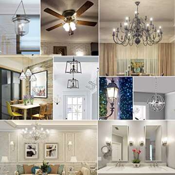 Dimmable E12 LED Candelabra Bulbs - 12 Pack, 5000K