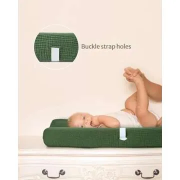 Blissful Diary Muslin Changing Pad Covers for Babies 2-Pack