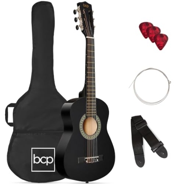 Kids Acoustic Guitar Starter Kit - 30" - Black