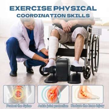 Leasbar Portable Under Desk Elliptical Machine