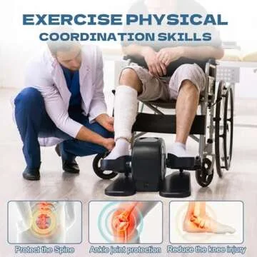 Leasbar Portable Under Desk Elliptical Machine