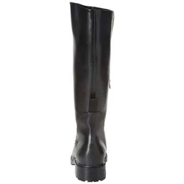 Amazon Essentials Women's Knee High Riding Boot, Black, 7.5