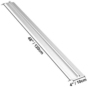 Happybuy PEX Heat Transfer Plates Radiant Heat Transfer Plates PEX Aluminum Heat Transfer Plates 1/2Inch Heat Transfer Plates for PEX Tubing