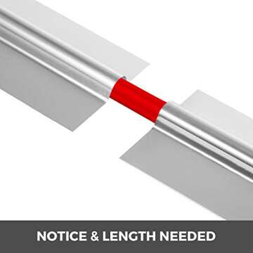 Happybuy PEX Heat Transfer Plates Radiant Heat Transfer Plates PEX Aluminum Heat Transfer Plates 1/2Inch Heat Transfer Plates for PEX Tubing