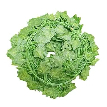 YAHUAA 12 Pack 84 Feet Fake Ivy Leaves Vines Artificial Garland Greenery Hanging Plants for Bedroom Decor Aesthetic, Party Wedding Wall, Halloween, Christmas