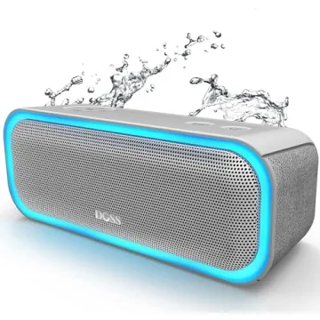 DOSS SoundBox Pro Bluetooth Speaker - 20W Stereo Sound, IPX6 Waterproof, Active Bass