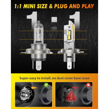 Termitor H4/9003/HB2 Bulbs 50,000 Lumens Ultra Bright Fog Lights