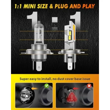 Termitor H4/9003/HB2 Bulbs 50,000 Lumens Ultra Bright Fog Lights