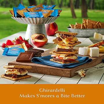 Ghirardelli Dark Sea Salt Caramel Chocolate Squares 50 Count