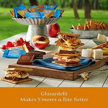 Ghirardelli Dark Sea Salt Caramel Chocolate Squares 50 Count