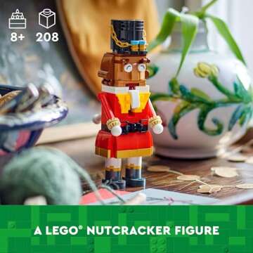 LEGO Nutcracker Christmas Decor - Building Toys for Kids, Boys & Girls, Ages 8+ - Nutcracker Decorat...