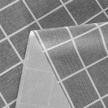 Obstal Waterproof PVC Tablecloth: Stylish & Durable for All Occasions