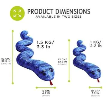 Manimo Snake Weighted Animal, 1.5kg, Silver