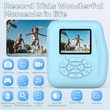 Kids Camera Instant Print for Creative Little Photographers