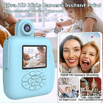 Kids Camera Instant Print for Creative Little Photographers