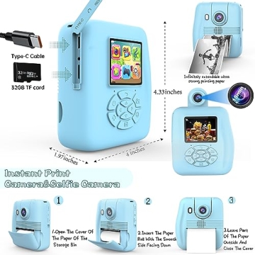 Kids Camera Instant Print for Creative Little Photographers