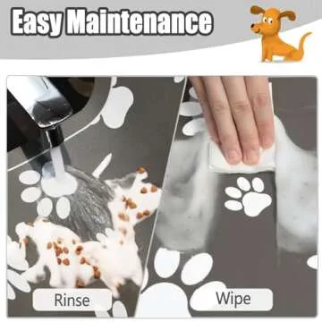 ACIROC Absorbent Pet Feeding Mat for Messy Drinkers
