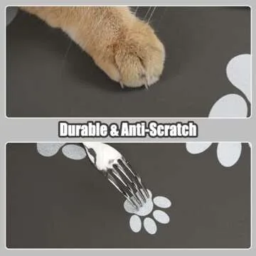 ACIROC Absorbent Pet Feeding Mat for Messy Drinkers