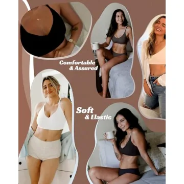 HORISUN Push Up Bras for Women Wireless Seamless Bra Plus Size(Coffee S)