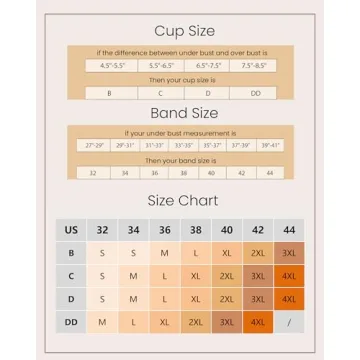 HORISUN Push Up Bras for Women Wireless Seamless Bra Plus Size(Coffee S)