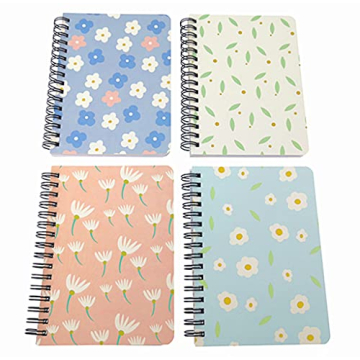 ALIMITOPIA 4 Pack Spiral Notepad Set Durable Stylish Versatile