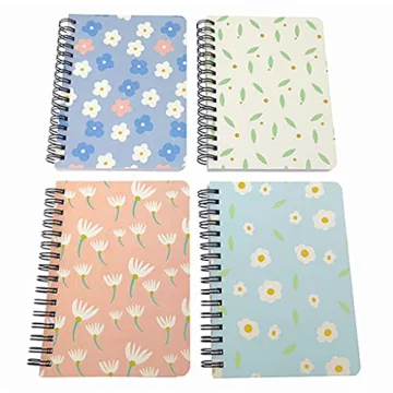 ALIMITOPIA 4 Pack Spiral Notepad Set Durable Stylish Versatile