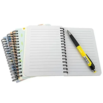 ALIMITOPIA 4 Pack Spiral Notepad Set Durable Stylish Versatile