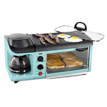 Nostalgia 3-in-1 Breakfast Kitchen Station - Aqua