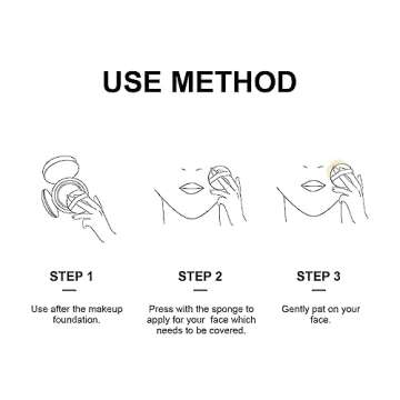 HAYLEE Loose Face Powder High Definition Setting Powder Translucent Matte Finishing Powder Waterproof Makeup 0.25 Oz (Ivory)