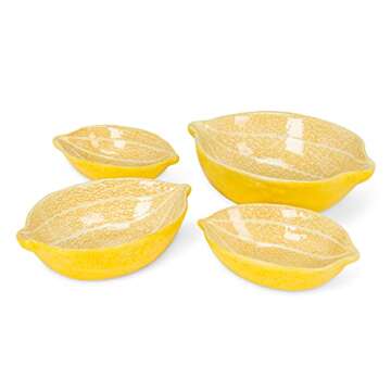 Abbott Lemon Nesting Bowls Set of 4 for Colorful Dining