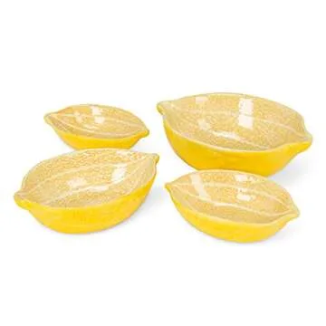 Abbott Lemon Nesting Bowls Set of 4 for Colorful Dining