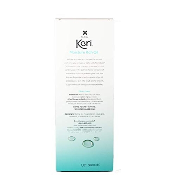 Keri Moisturizing Shower and Bath Oil 16 Fl Oz for Dry Skin