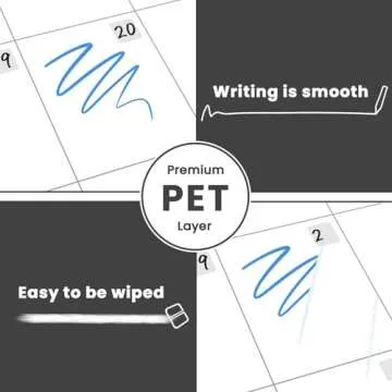 ALEZEL Magnetic Dry Erase Calendar for Refrigerator, Vertical Calendar Whiteboard for Fridge, Includes Magnetic Monthly Calendar & Weekly Dry Erase Board, List Board, 4 Markers + Eraser