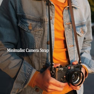 Evergreen Leather Minimalist Camera Strap for Photographers