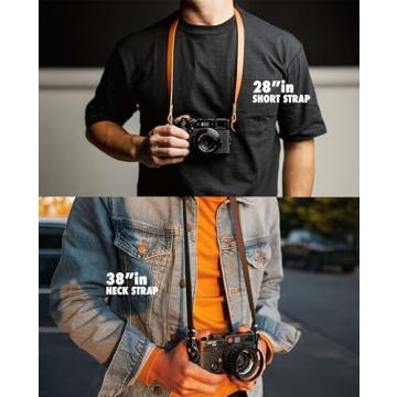 Evergreen Leather Minimalist Camera Strap for Photographers
