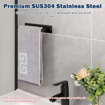 NearMoon Self Adhesive Hand Towel Holder for Bathroom