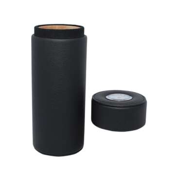 Luxury Leather Travel Cigar Humidor for 5 Cigars