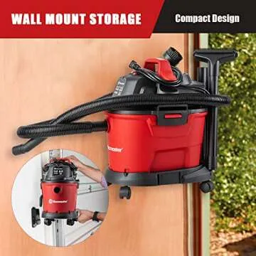 Vacmaster 3.2-Gallon Wet/Dry Vacuum with Powerful Suction