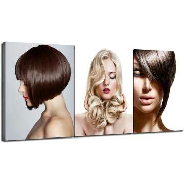 ARNLRDYA Fashion Haircut Canvas Print