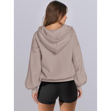 Shop ANRABESS Women's Stylish Oversized Zip Up Hoodie