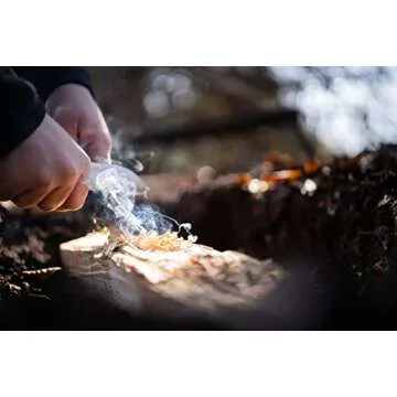 Schrade Delta Class Fire Starter 4in with 2.3in Ferro Rod with Non-Slip Grip with striker For Outdoor Survival and camping