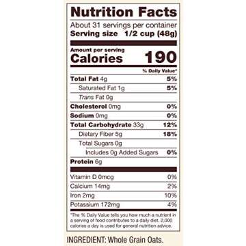 Bob's Red Mill Gluten Free Old Fashioned Rolled Oats, 52oz (Pack of 1) - Non GMO, Whole Grain, Vegan, Kosher