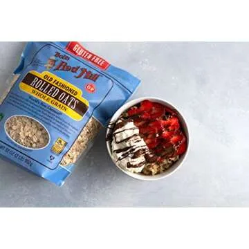 Bob's Red Mill Gluten Free Old Fashioned Rolled Oats, 52oz (Pack of 1) - Non GMO, Whole Grain, Vegan, Kosher